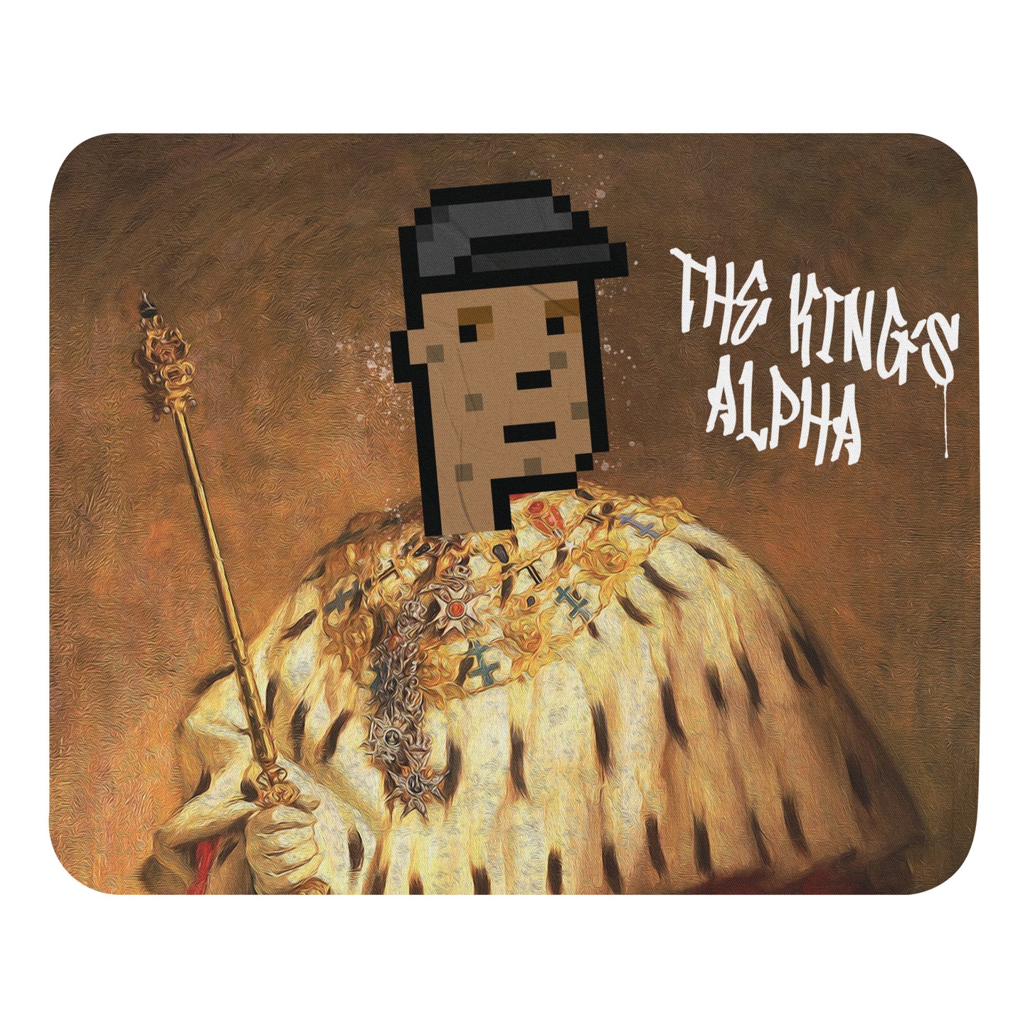The King's Alpha Mouse pad