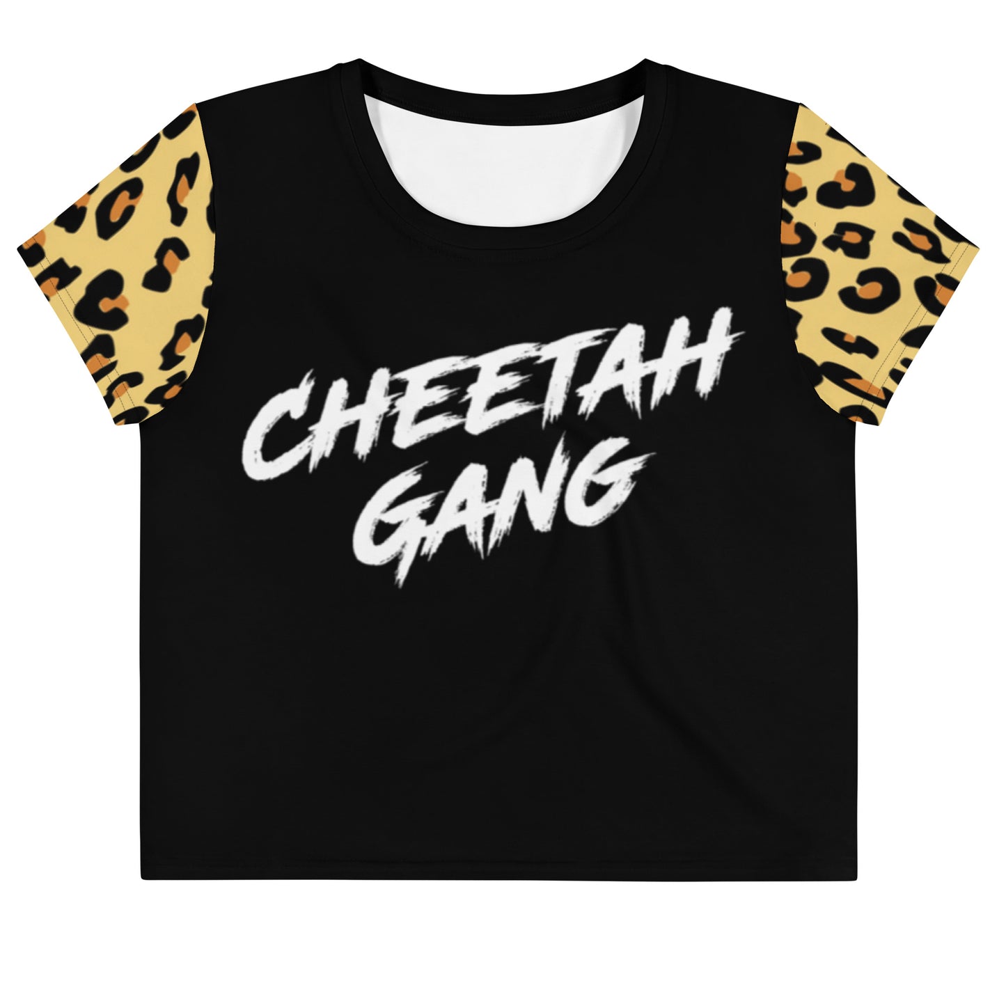 Cheetah Gang Crop Tee