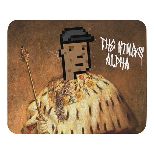 The King's Alpha Mouse pad
